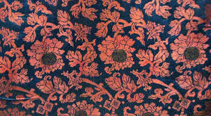 Printed Work Brocade Fabrics