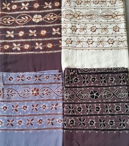 Silk Ahmadia Cotton Scarves