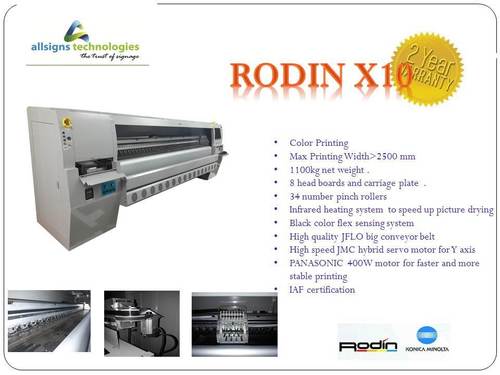  रॉडिन X10 साइनेज मशीनरी