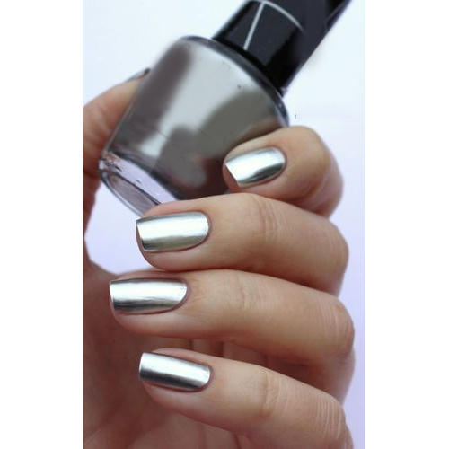 Metallic Grey Nail Polish