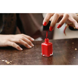 Liquid Red Nail Polish