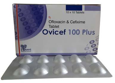Cefixime 100mg Ofloxacin 100mg Tablets