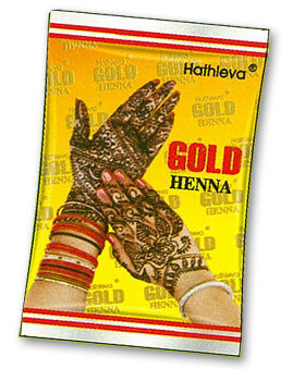 Gold Henna Mehandi