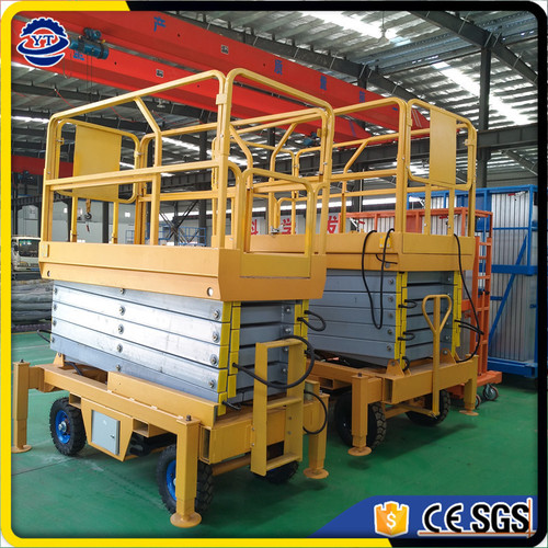 Hydraulic Electric 10m Mobile Scissor Lift at Best Price in Jinan