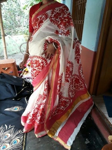 White Kerala Cotton Sarees