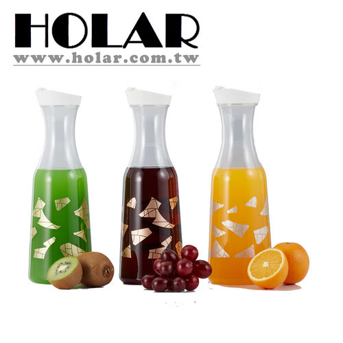 [Holar] Taiwan Made Solid Rose Gold Silver Printed Plastic Fruit Juice Bottle