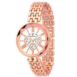 Copper White Dial Copper Chain Women'S Watch