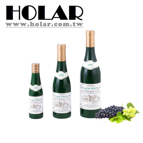 Rubber Wood [Holar] Taiwan Made White Wine Bottle Salt And Pepper Mills With Ceramic Grinder