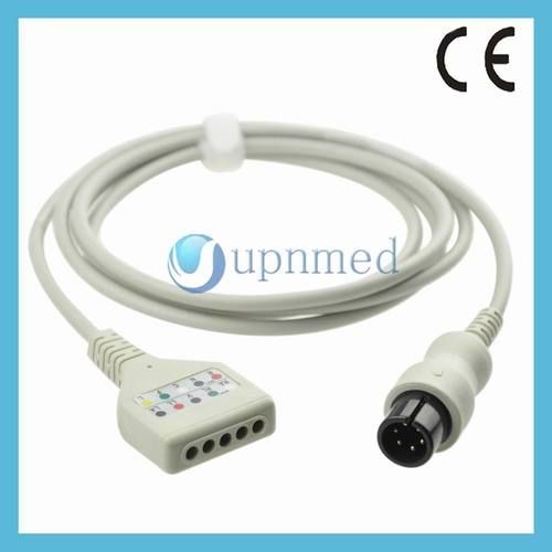 DIN 5 lead ECG Trunk Cable U360-12A5A