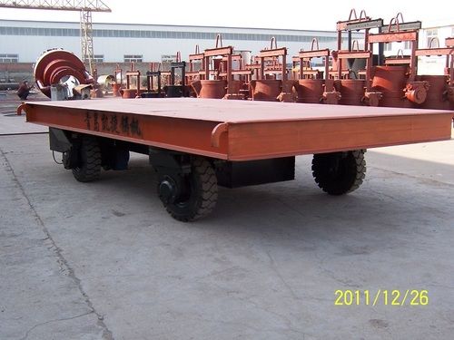 Electric Transfer Cart Heavy Transport Vehicle Flat Car