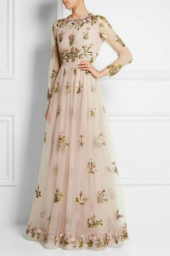 party wear georgette gowns