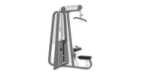 USA Style Square Tube Fitness Machine Lat Pulldown