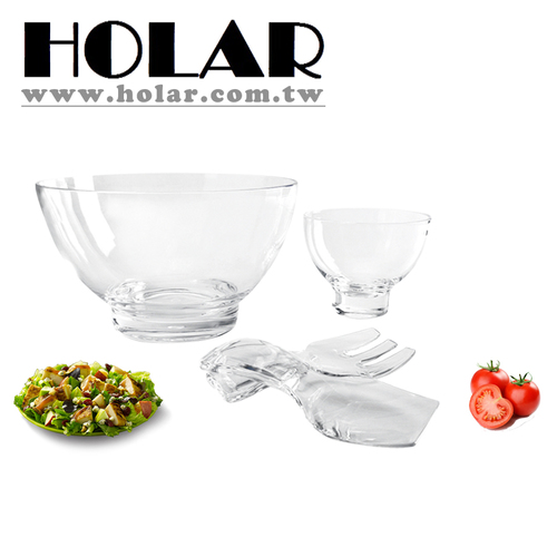 Kitchen Dining Table Salad Serving Bowl with Acrylic By HOLAR INDUSTRIAL INC.