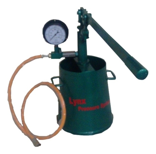 Manual Hydrostatic Test Pump Usage: Water