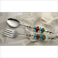 Stainless Steel Salad Server - Customized Size, Silver Finish | Premium Quality for Effortless Salad Serving