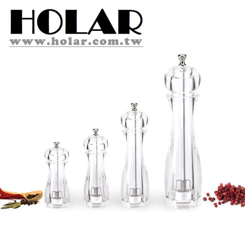 Crystal Clear Pepper Mill With Acrylic
