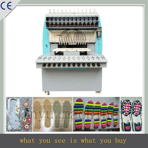 Multicolor Pvc Sole Making Machine 