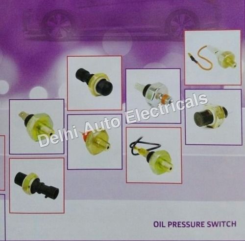 Oil Pressure Switch - Spring Loaded Rubber Diaphragm Type , Durable and Long Lasting Protection Device