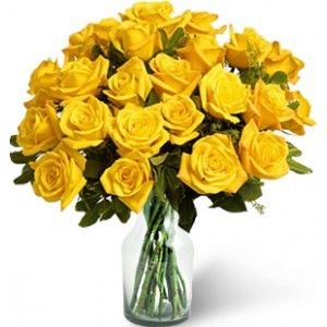 Two Dozen Yellow Rose Bouquet