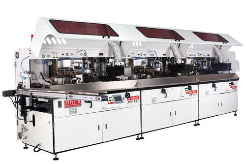 Automatic 1 To 6 Color Uv Container Screen Printing Line