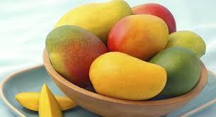 Fresh Green And Yellow Mangoes