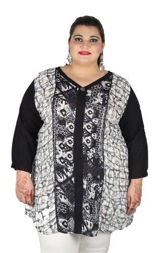 Cotton Ladies Printed Tunic Top