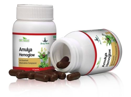 Amulya Hemoglow Capsule- 30 Cap Age Group: For Adults