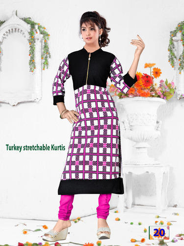 Ladies Cotton Kurti - Premium Soft Cotton Fabric | Stylish Design, Comfortable Fit, Available in Multiple Sizes and Unique Patterns