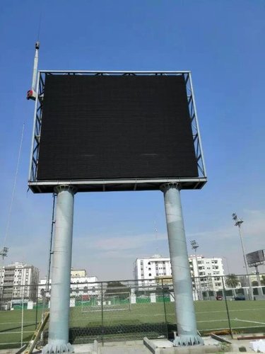 Multicolor Outdoor Street Led Steel Structure Billboard