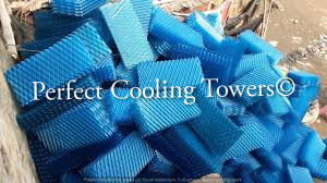 Cooling Tower Fill - Virgin PVC Film, 600x300x150 mm & 600x150x150 mm Sizes, Available in Blue and Black Colors