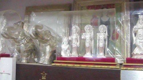 Silver God Statues