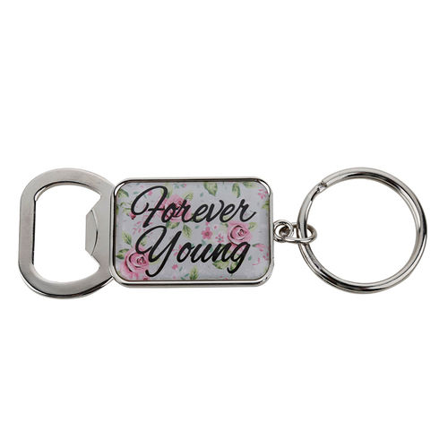 Promotional Bottle Opener Keychain With Personal Logo