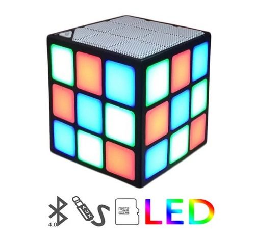 Mini Magic Cube Colorful Wireless Portable Bluetooth Speaker