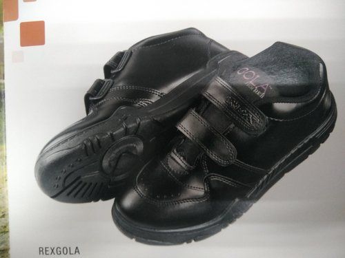 Rexgola Black School Shoes at Best 