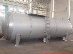 Brown Horizontal Stainless Steel Storage Tanks