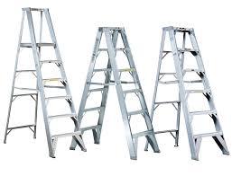 Blue Industrial Folding Ladders