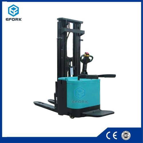 Easy To Operate Pedal Electric Pallet Stacker With Long-Life Battery