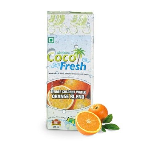 Tender Coconut Water With Orange Blend