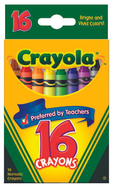 16 CT Crayons 