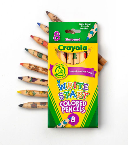  18 सीटी ट्विस्टेबल रंगीन पेंसिल 