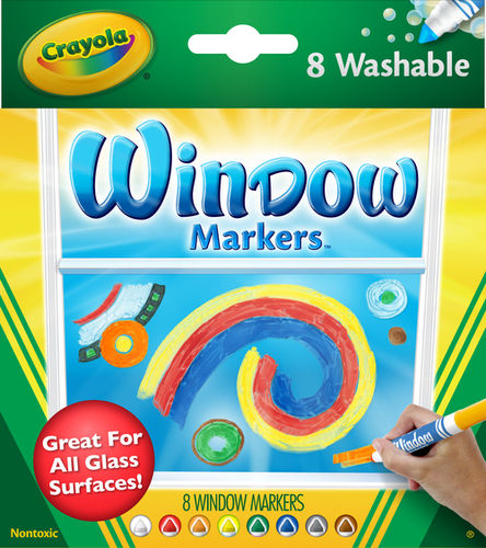 8 Ct - Washable Window Markers