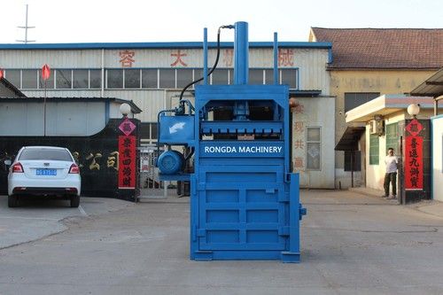 Efficient Textile Waste Baler