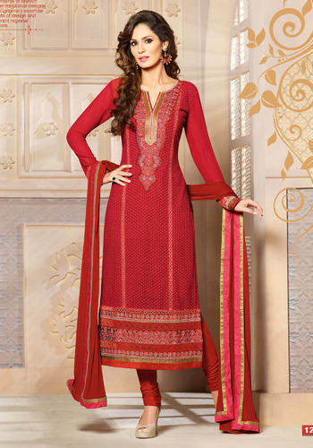 Cotton Ladies Georgette Party Wear Suits