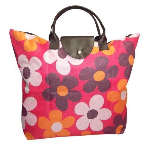 Ladies Printed Jute Bag