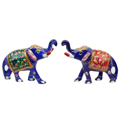 Brass Elephant Pair Handicraft