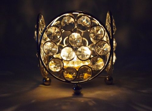 Decorative Modern Crystal Tea Light Holder