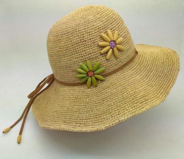 Women Fashion Wide Brim Raffia Straw Hat