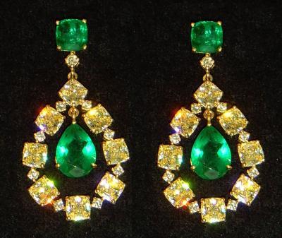 emerald earrings