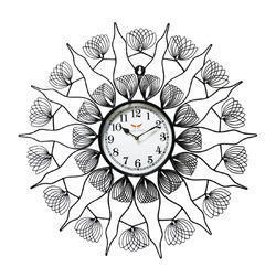 Metal White Wall Clock