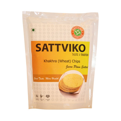 Sattviko Khakhra Chips Plain Flavor